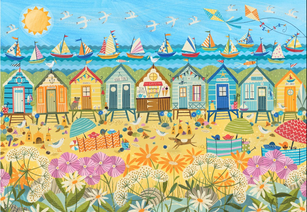 Pieces & Peace - Beach Huts - 1000 palaa