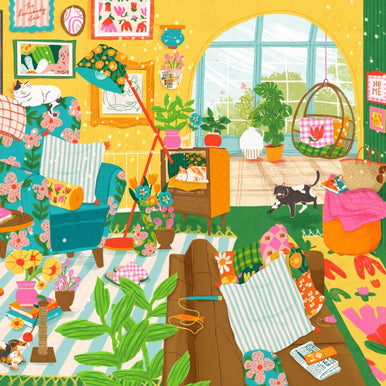 Pieces & Peace - Home is Where the Cats are - 1000 palaa