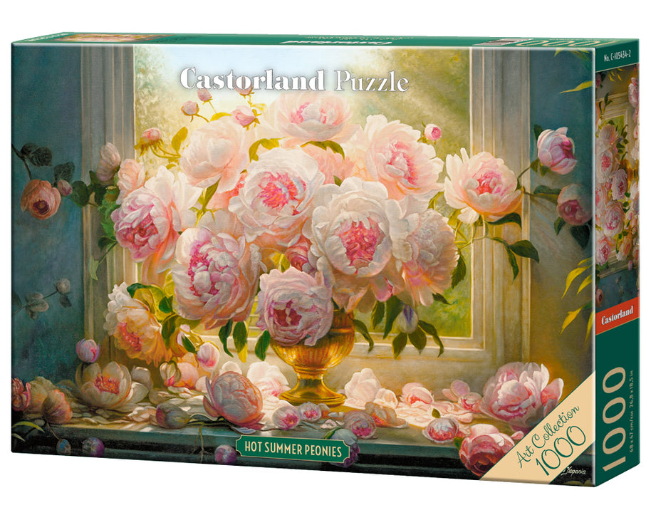 Castorland - Art Collection - Hot Summer Peonies  - 1000 pieces
