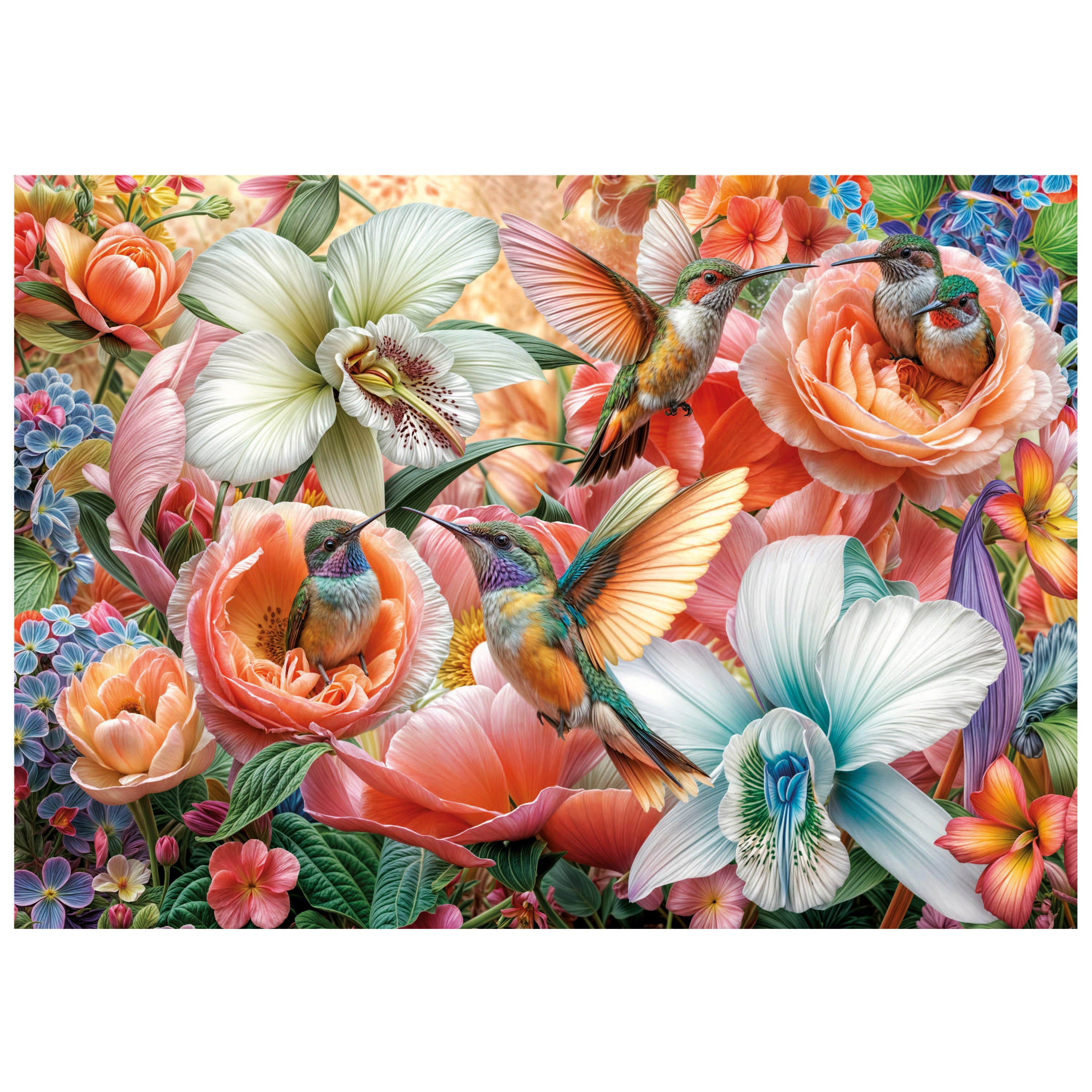 Educa - Hummingbird Garden -  500 palaa