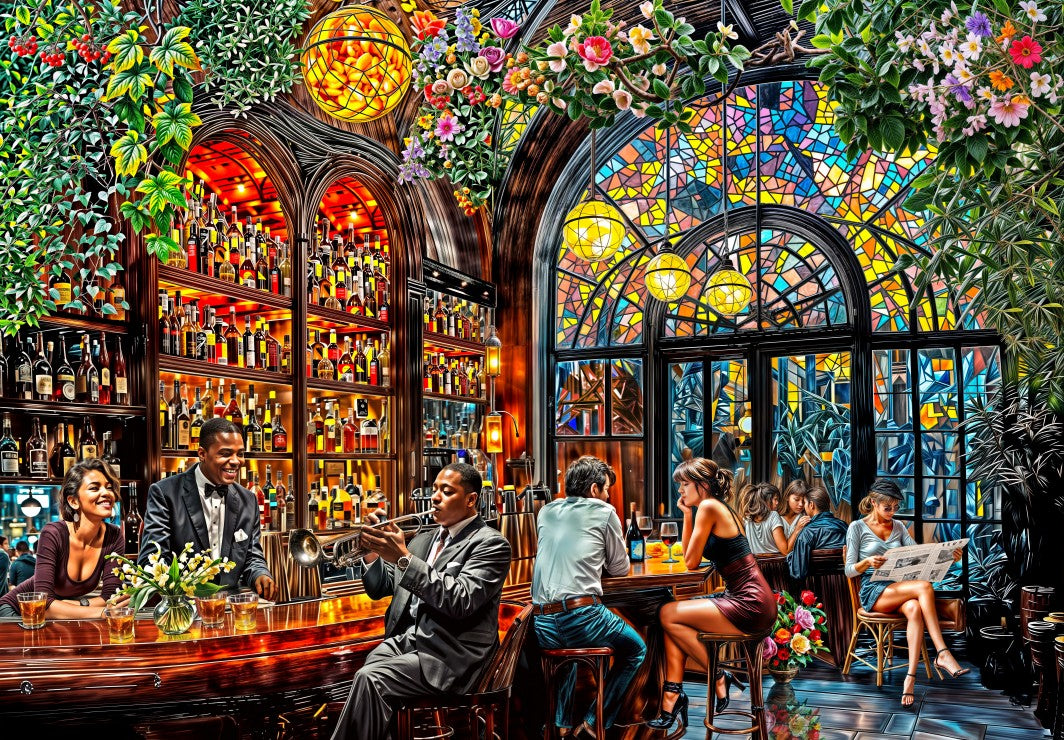 Grafika -  Jazzy Atmosphere - 1000 palaa