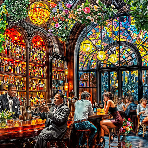 Grafika -  Jazzy Atmosphere - 1000 palaa