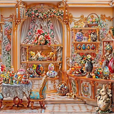 Grafika -  The Tea Room - 1000 palaa
