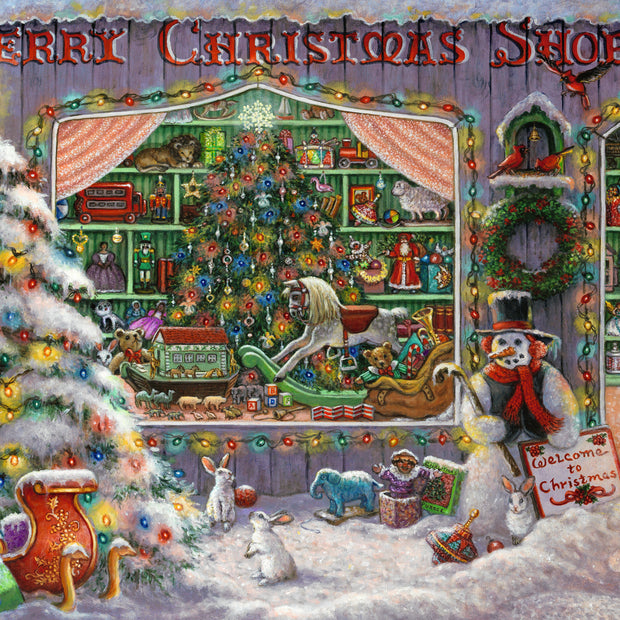 Ravensburger - Christmas shop -  500 palaa