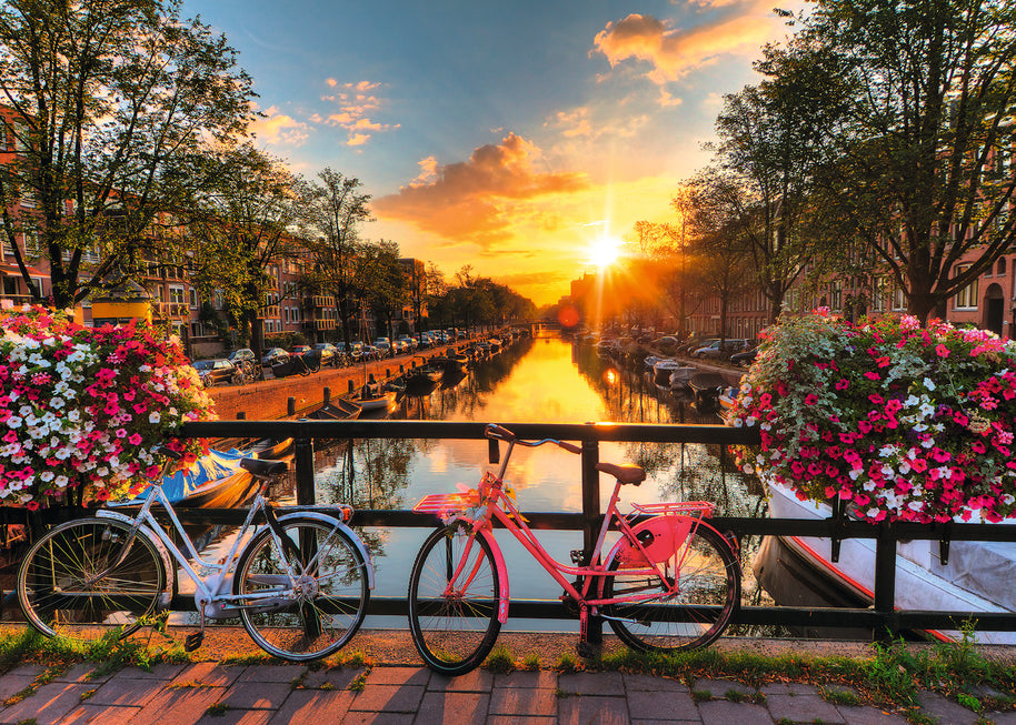 Ravensburger- Bicycles In Amsterdam - 1000 palaa