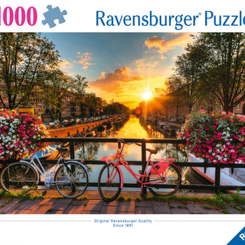 Ravensburger- Bicycles In Amsterdam - 1000 palaa