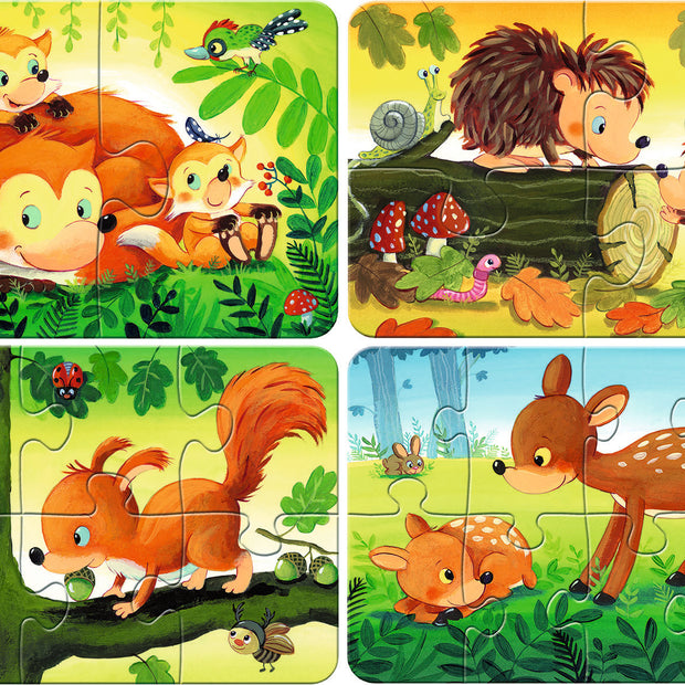 Ravensburger - Forest Animal Fun - 2 / 4/ 6/ 8 - palaa