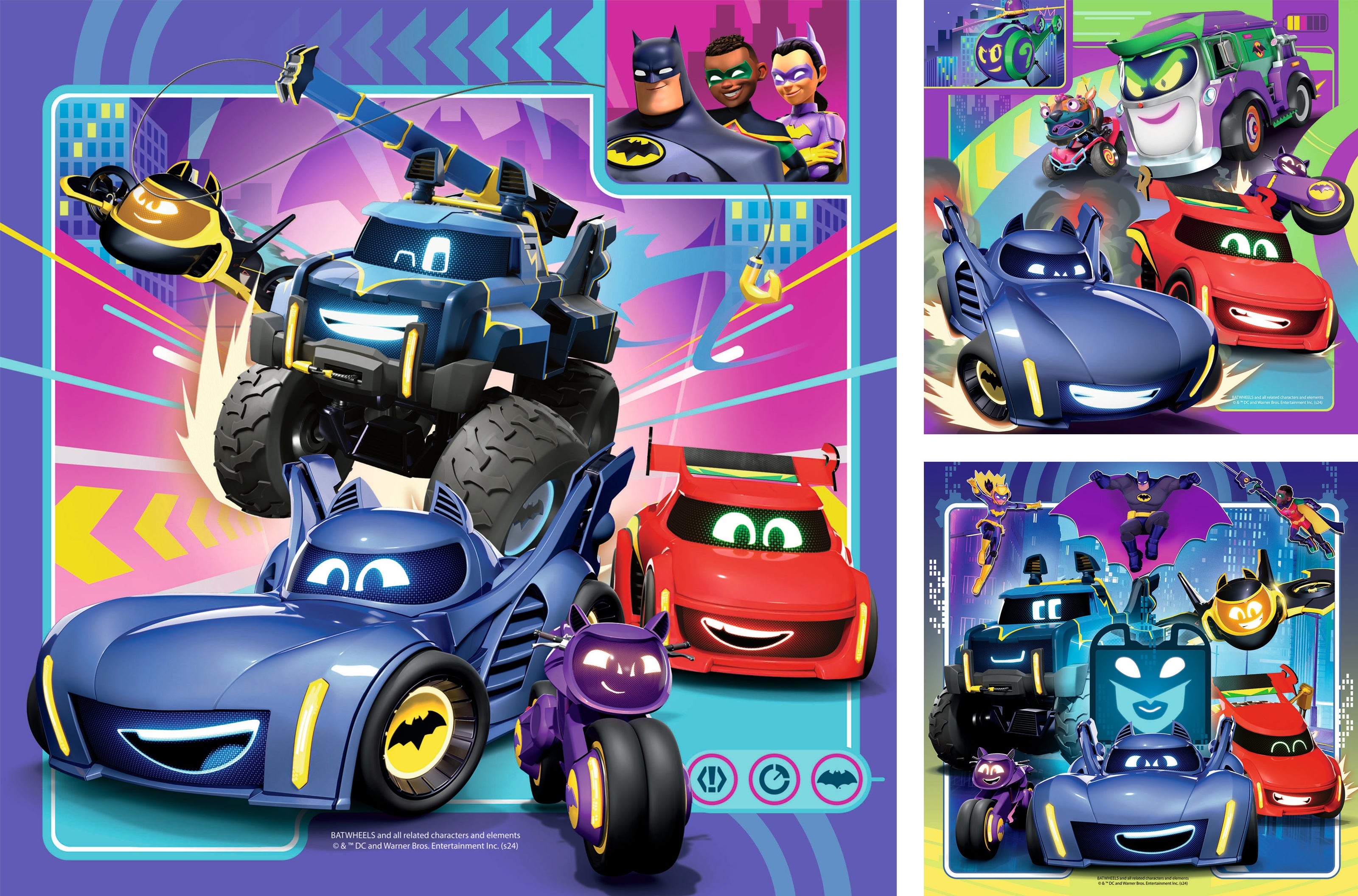 Ravensburger  - Bat wheels - 3 x 49 palaa