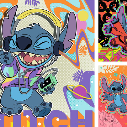 Ravensburger - Disney Stitch Play the day away - 3 x 49 palaa