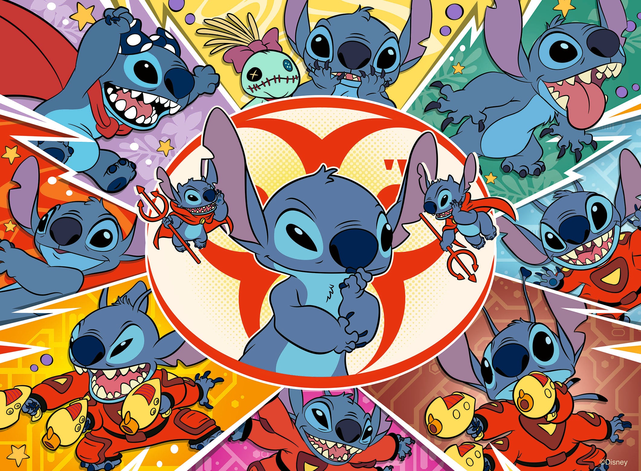 Ravensburger - Disney Stitch - 100 palaa XXL