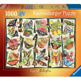 Ravensburger - Tropical butterfly - 1000 palaa