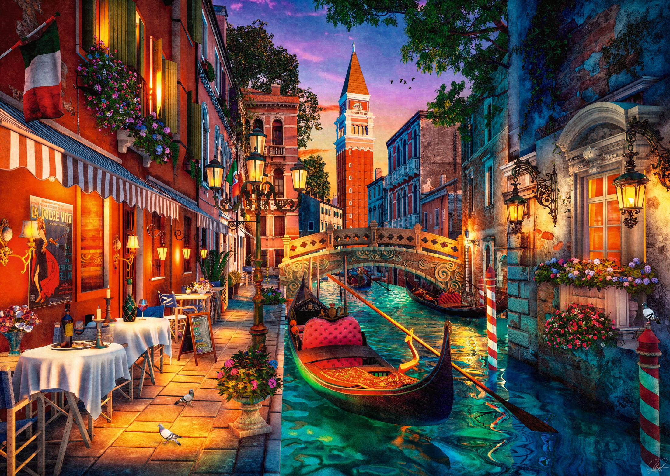Ravensburger - Canal cruise in Venice - 1000 palaa