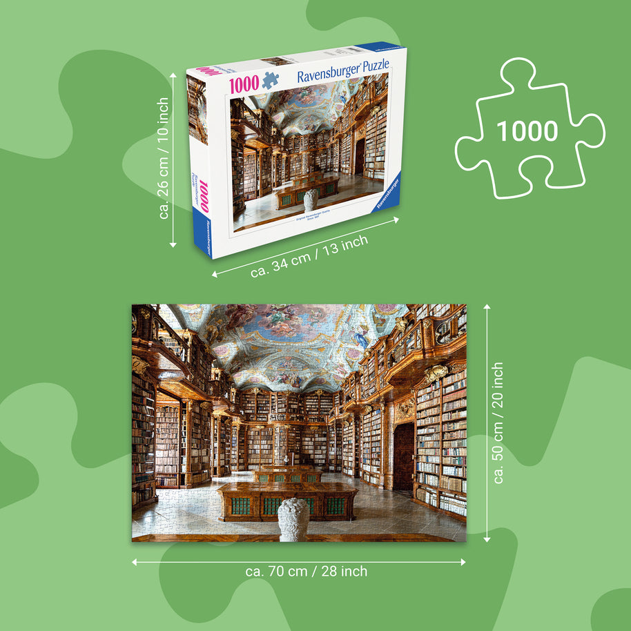 Ravensburger - Library at St. Florian Monastery- 1000 palaa
