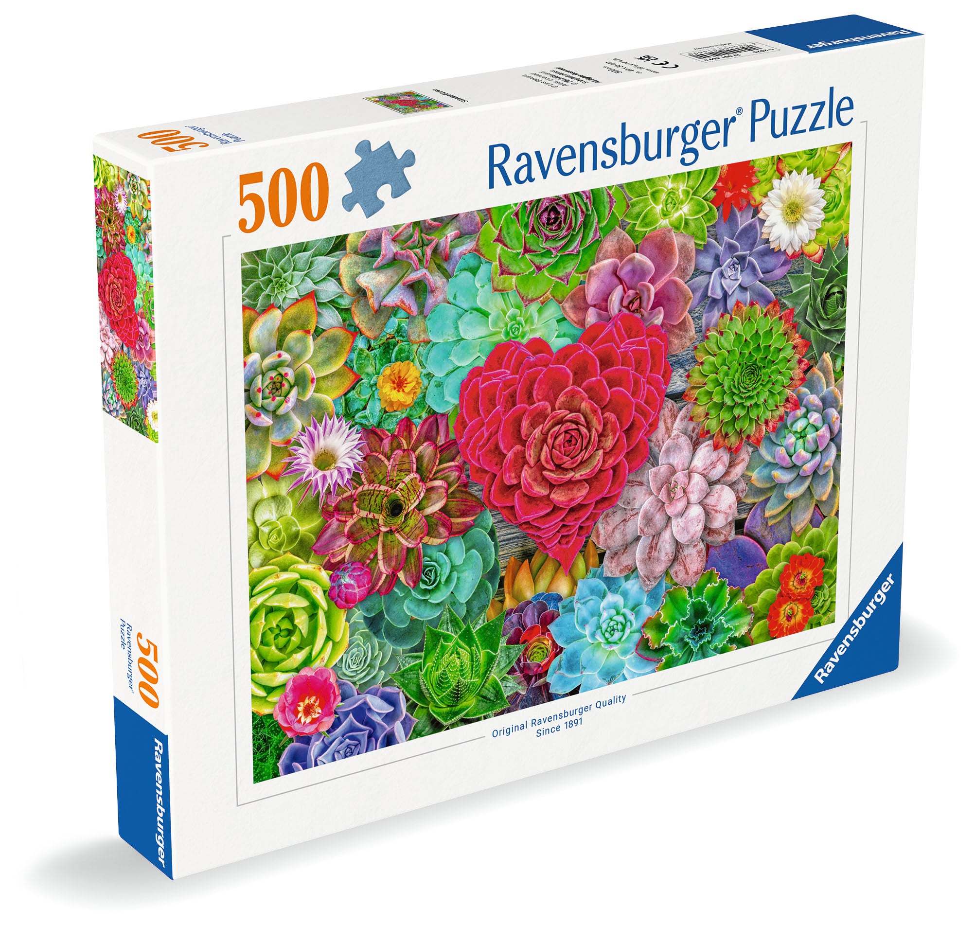Ravensburger - Succulent love - 500 palaa