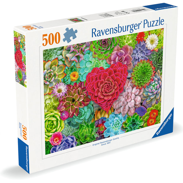 Ravensburger - Succulent love - 500 palaa