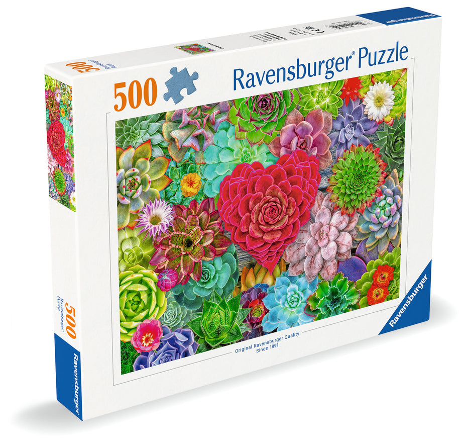 Ravensburger - Succulent love - 500 palaa