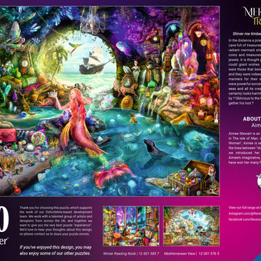 Ravensburger- Mermaid's Treasure - 1000 palaa