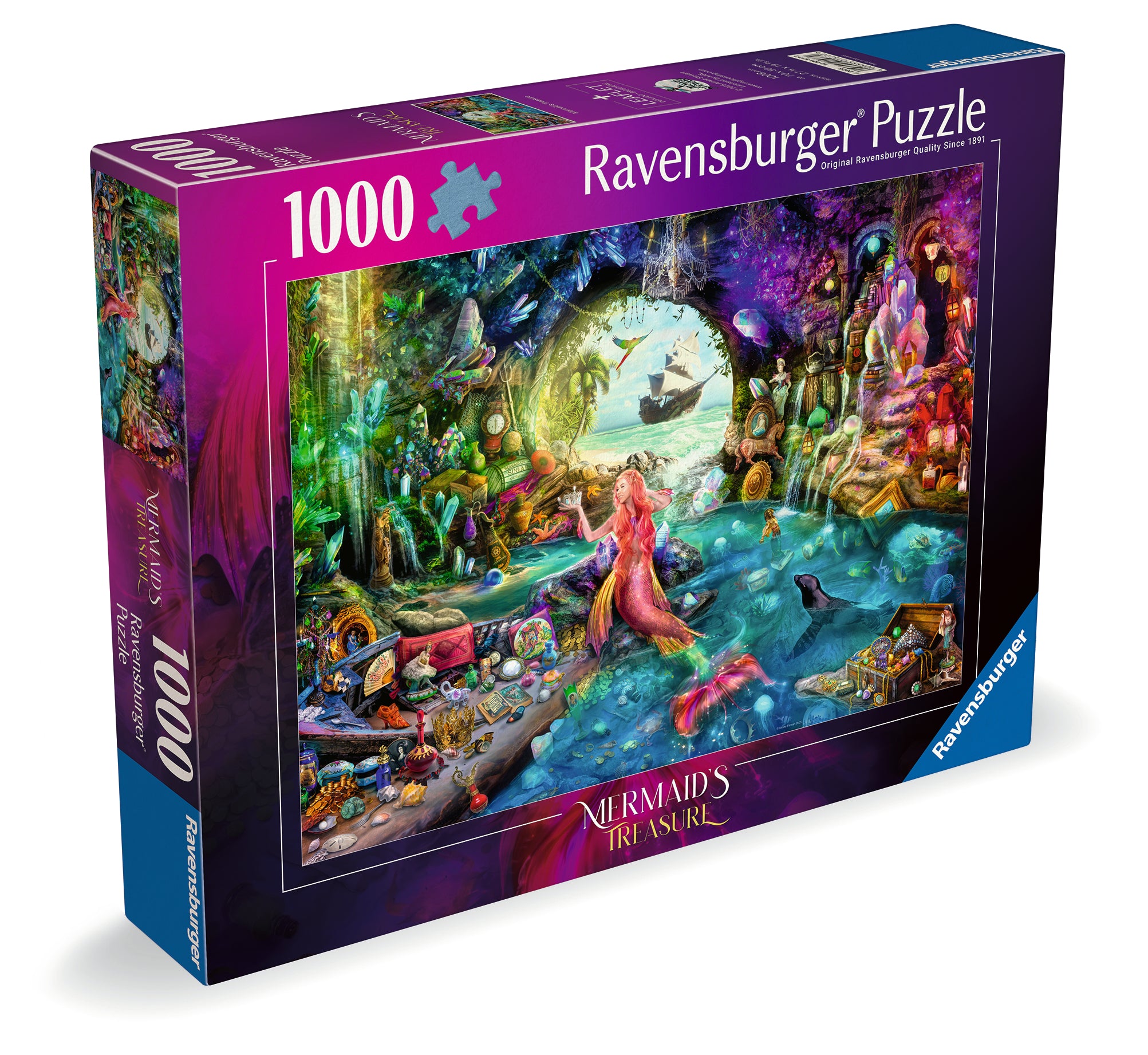 Ravensburger- Mermaid's Treasure - 1000 palaa
