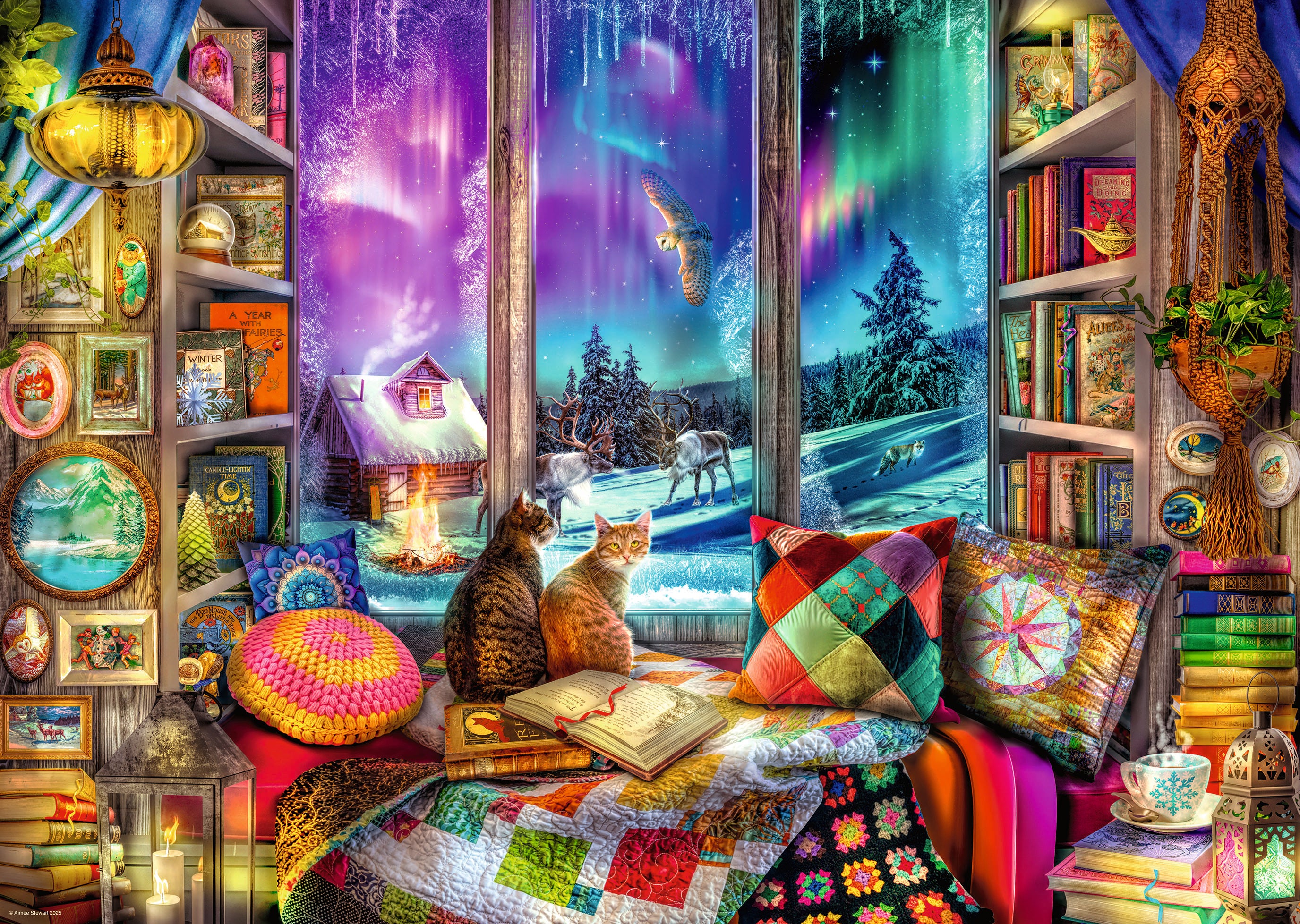 Ravensburger - The Winter reading nook - 1000 palaa