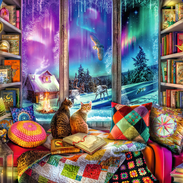 Ravensburger - The Winter reading nook - 1000 palaa