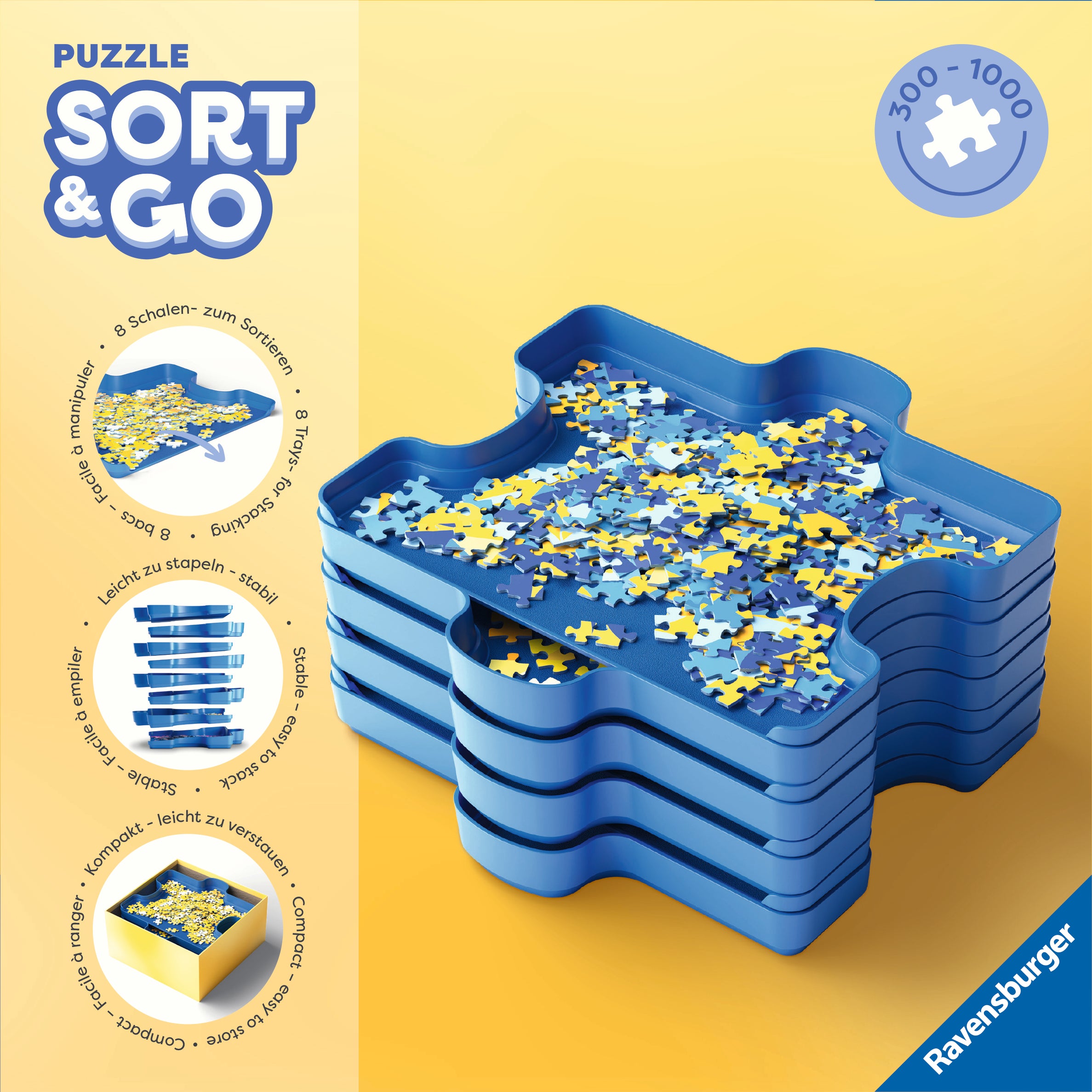 Ravensburger- Sort & Go lajittelulaatikot