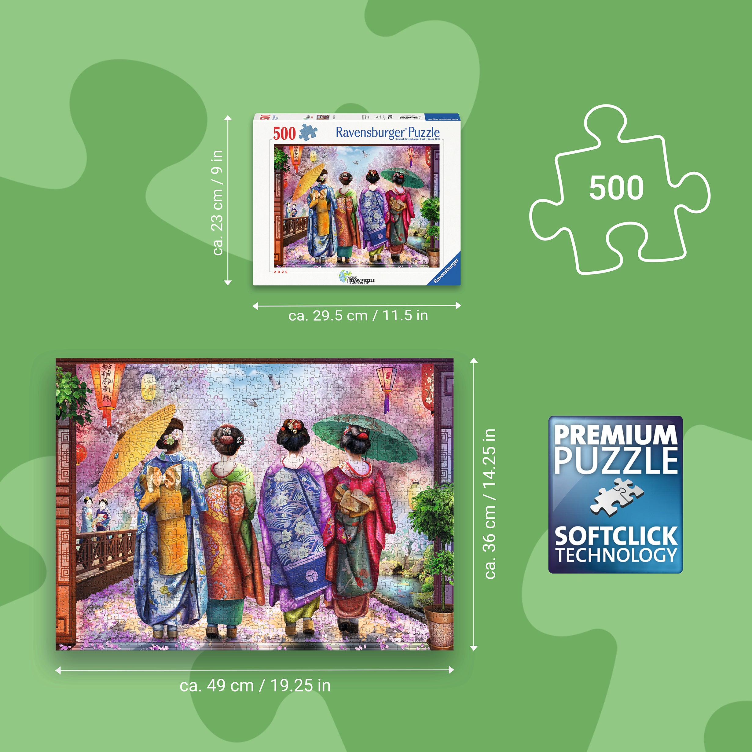 Ravensburger - Blossom Walk - 500 palaa