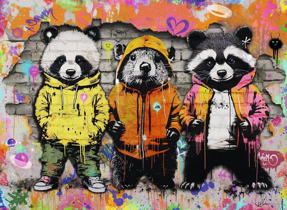 Ravensburger - Animal Graffiti - 500 palaa