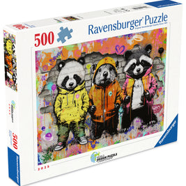 Ravensburger - Animal Graffiti - 500 palaa