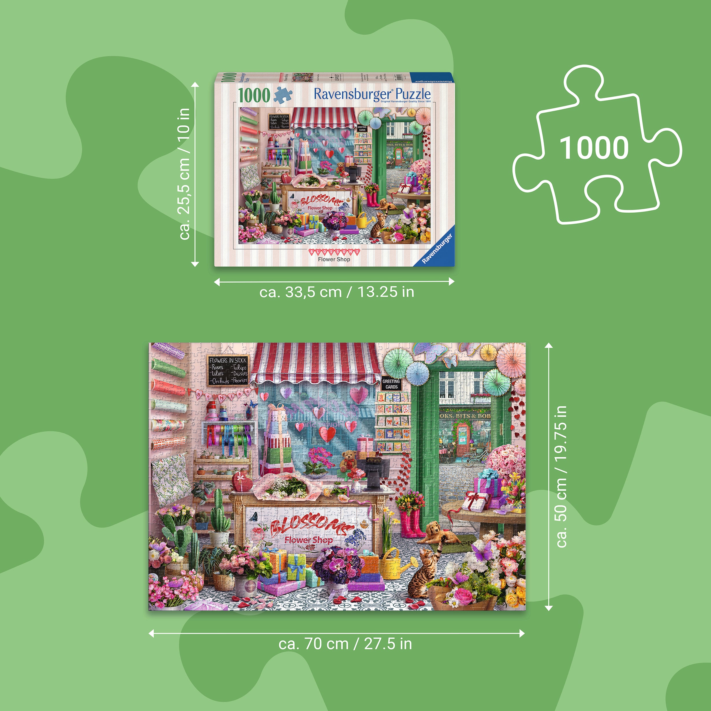 Ravensburger - Blossoms Flower Shop  - 1000 pieces