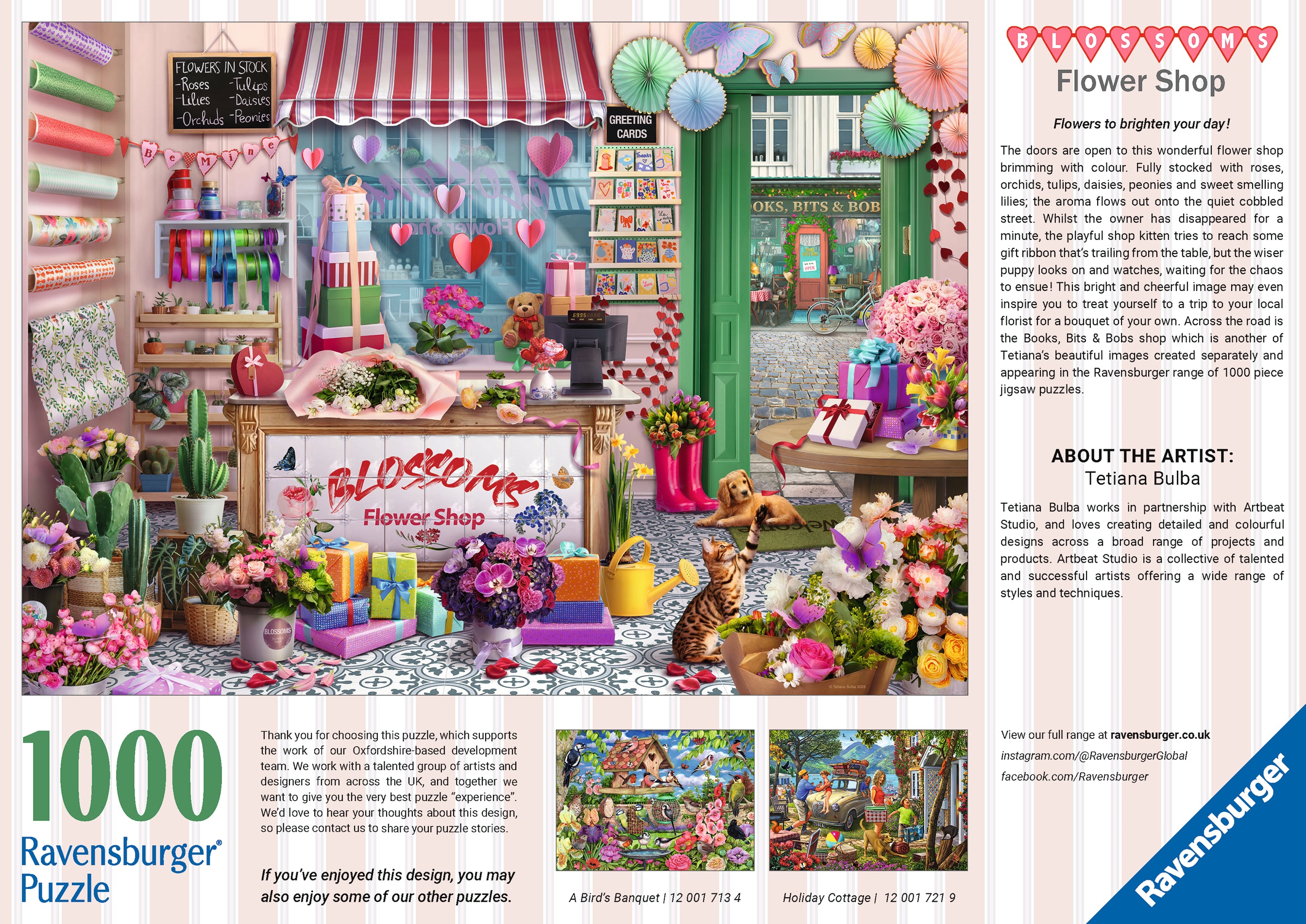 Ravensburger - Blossoms Flower Shop  - 1000 pieces