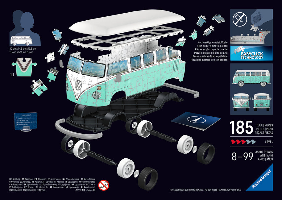 Ravensburger - Iconic Volkswagen T1 - 162 palaa