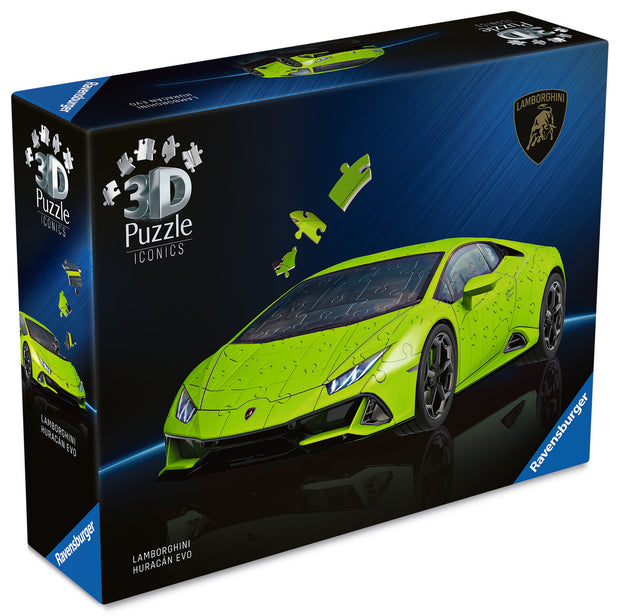 Ravensburger - Iconic Lamborghini Huracán EVO-Verde - 108 palaa
