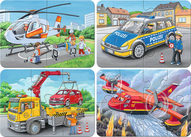Ravensburger - My Emergency Vehicles - 2/4/6/8 -palaa