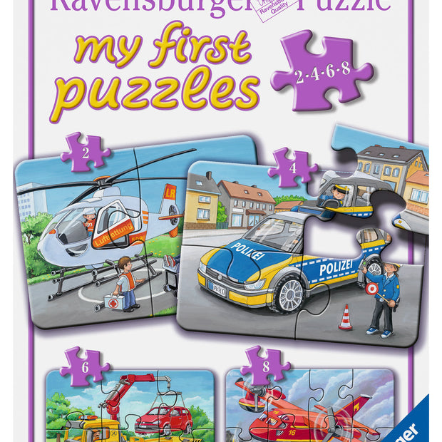 Ravensburger - My Emergency Vehicles - 2/4/6/8 -palaa