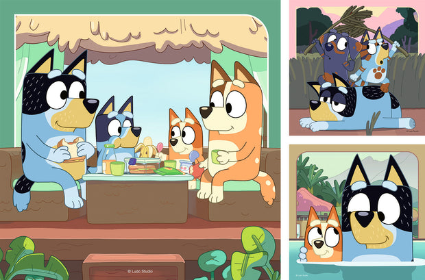 Ravensburger - Bluey  - 3 x 49 palaa