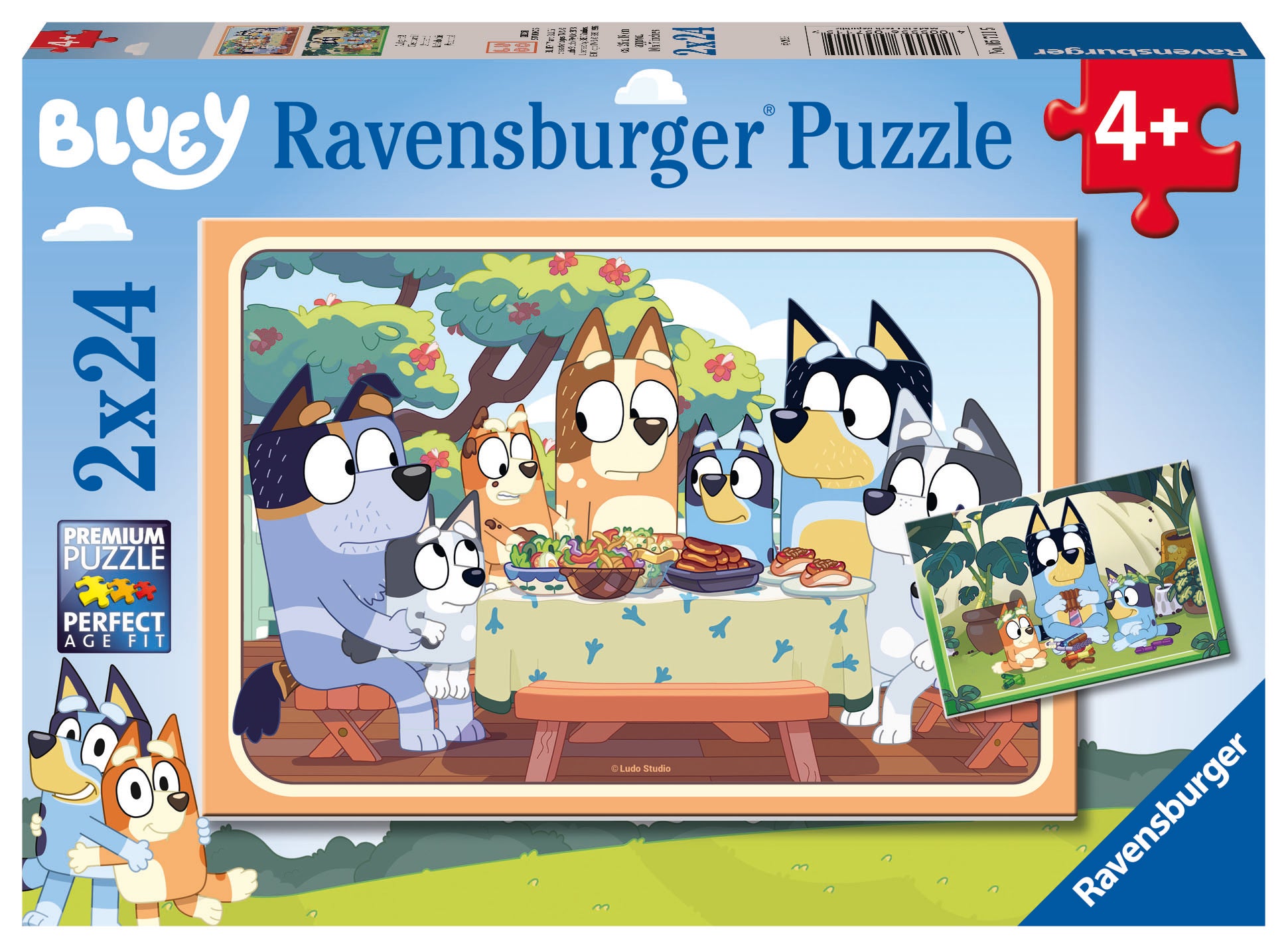 Ravensburger - Bluey - 2 x 24 palaa