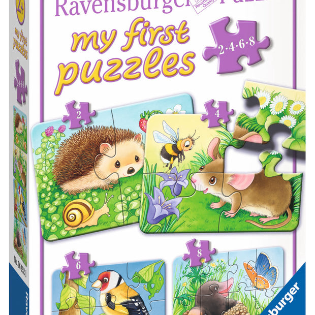 Ravensburger - Sweet garden residents - 2 / 4 / 6 / 8 -palaa