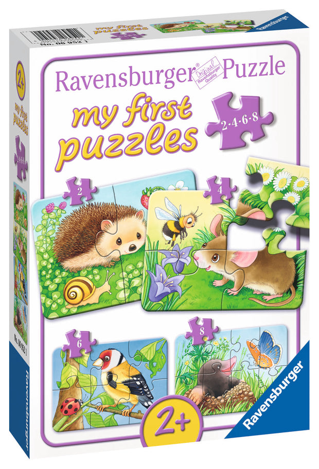 Ravensburger - Sweet garden residents - 2 / 4 / 6 / 8 -palaa
