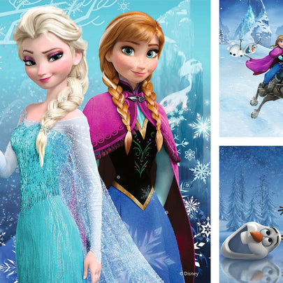 Ravensburger  - Frozen winter adventures - 3 x 49 palaa