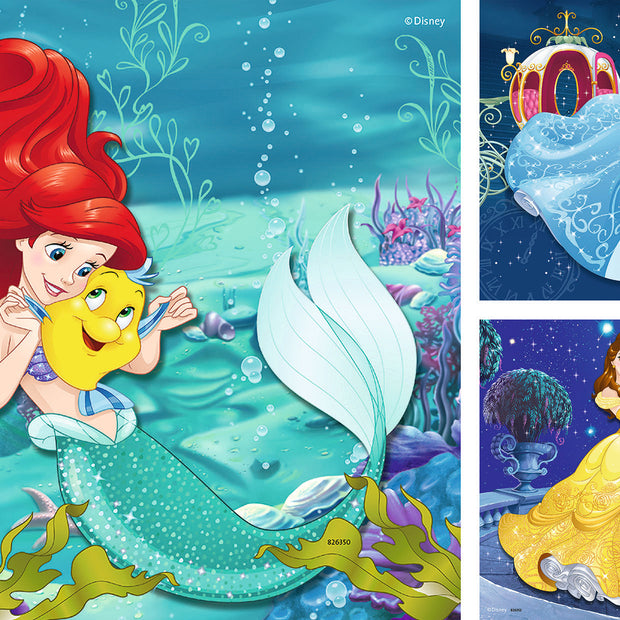 Ravensburger  - Disney Princesses adventure - 3 x 49 palaa