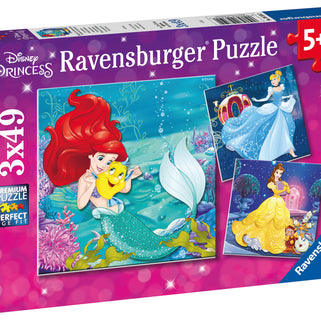 Ravensburger  - Disney Princesses adventure - 3 x 49 palaa