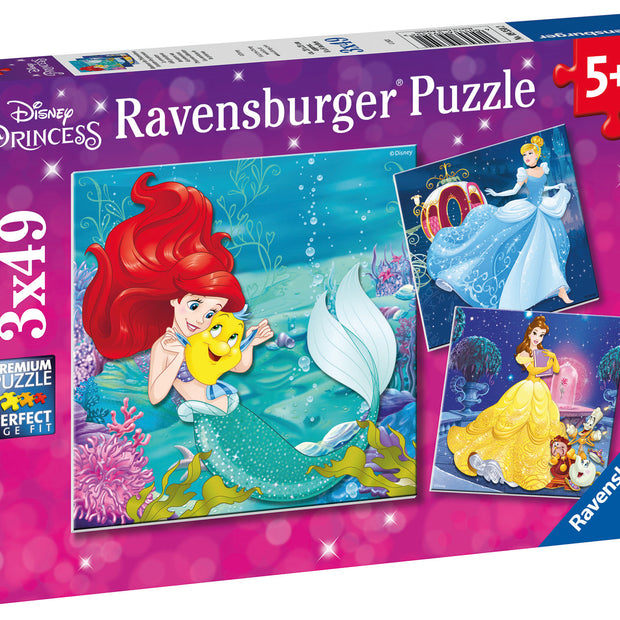 Ravensburger  - Disney Princesses adventure - 3 x 49 palaa