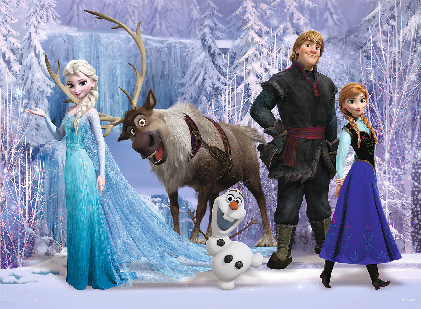 Ravensburger - Frozen Realm of snow queen- 100 palaa XXL