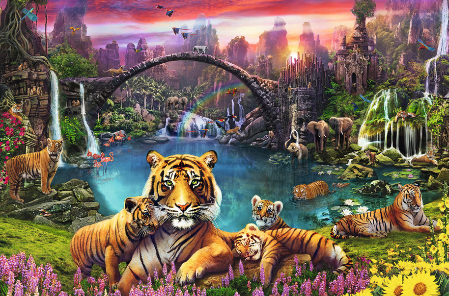 Ravensburger - Tigers in paradise - 3000 palaa