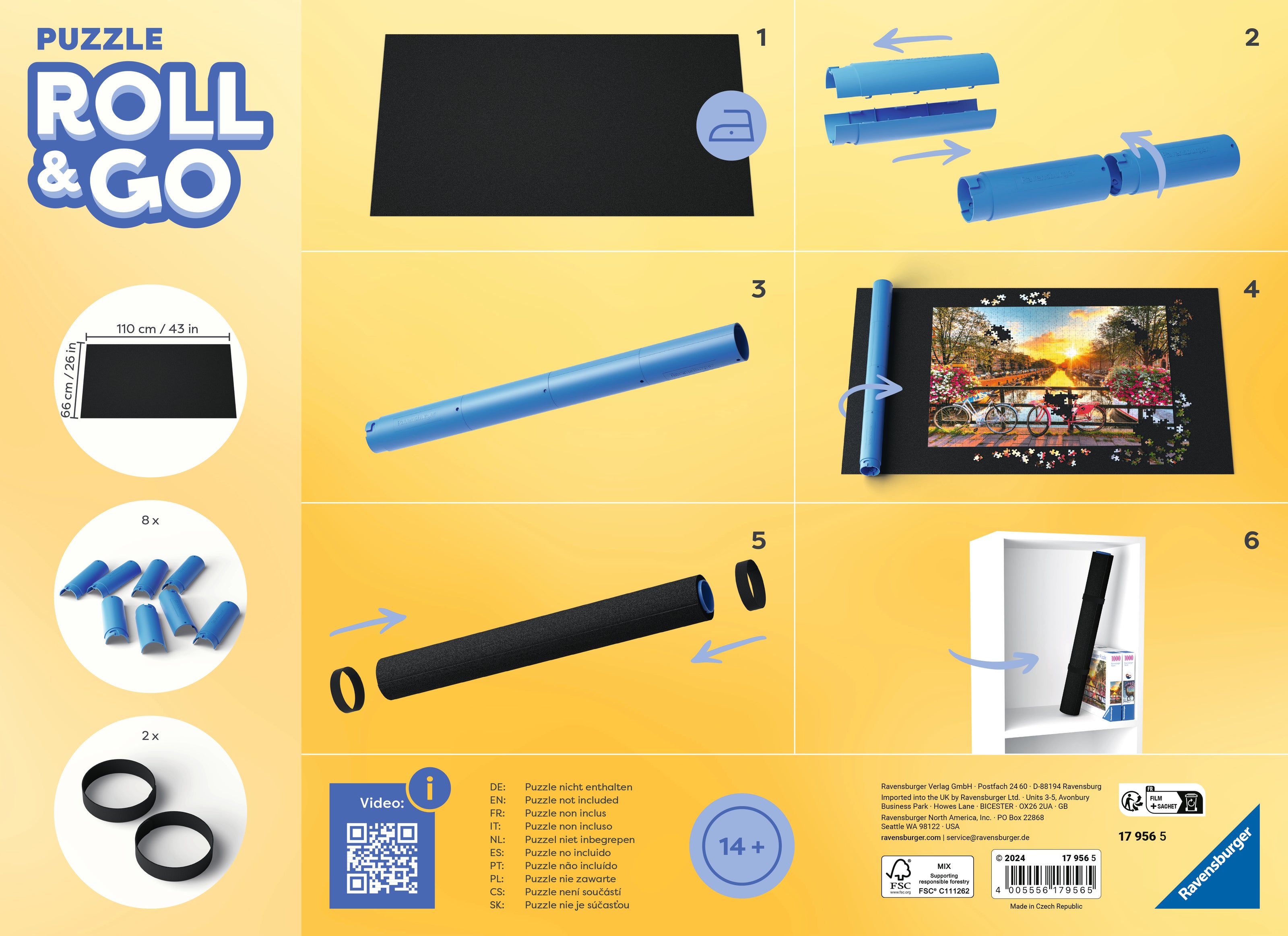 Ravensburger - Roll your Puzzle! 0-1500p palapelimatto