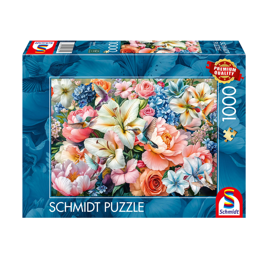 Schmidt - Fleurs pastel -  1000 palaa