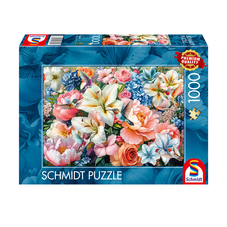 Schmidt - Fleurs pastel -  1000 palaa