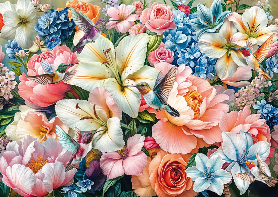 Schmidt - Fleurs pastel -  1000 palaa