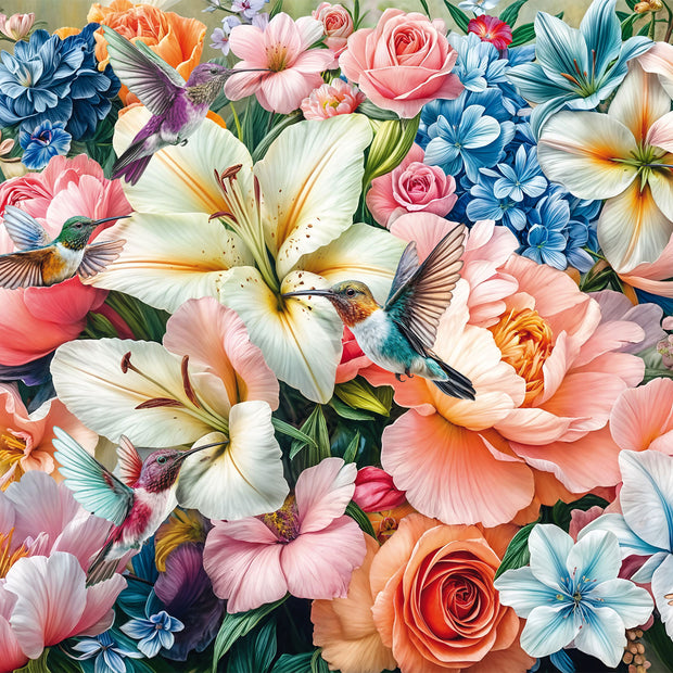 Schmidt - Fleurs pastel -  1000 palaa