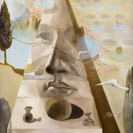 Bluebird -  Salvador Dalí - Apparition of the Visage of Aphrodite of Cnidos in a Landscape - 1000 palaa